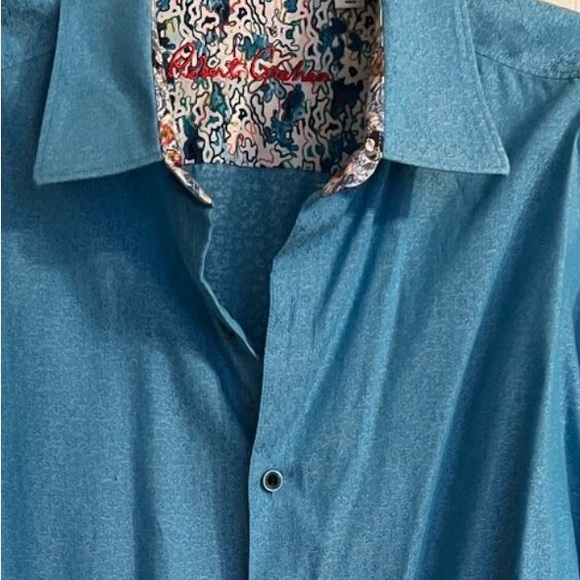 Blue Robert Graham button down - Picture 4 of 4